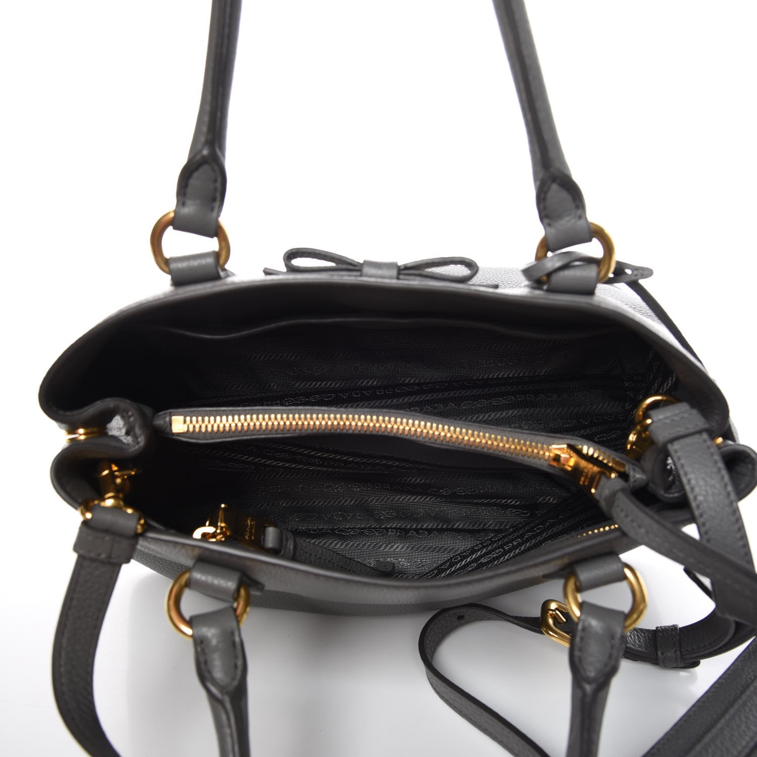 Prada Vitello Phenix Small Bag Marmo 8 of 10