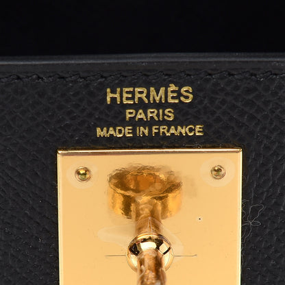 Hermes Epsom Kelly Sellier 28 Black 6 of 11