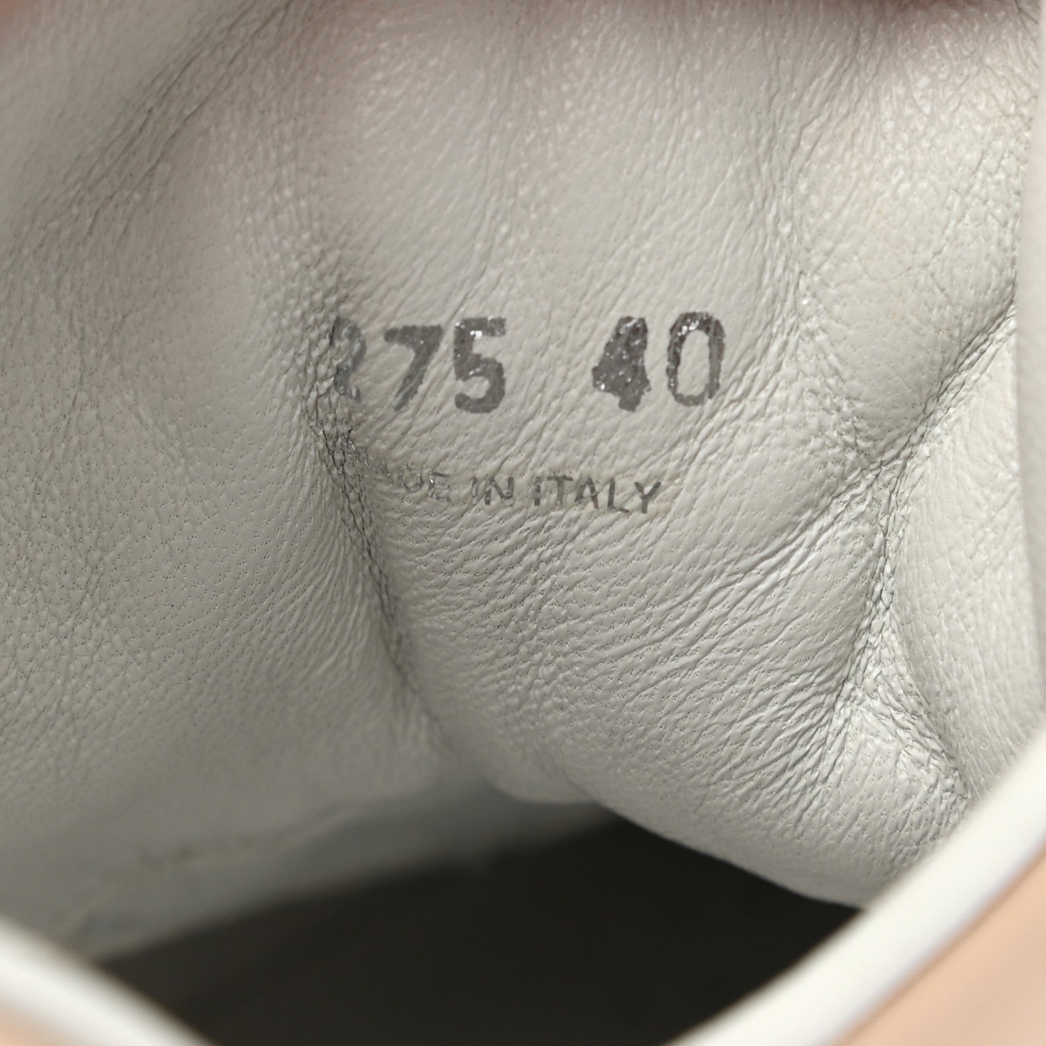 Prada Vitello Soft Logo Low Top Sneakers 40 Beige 8 of 8