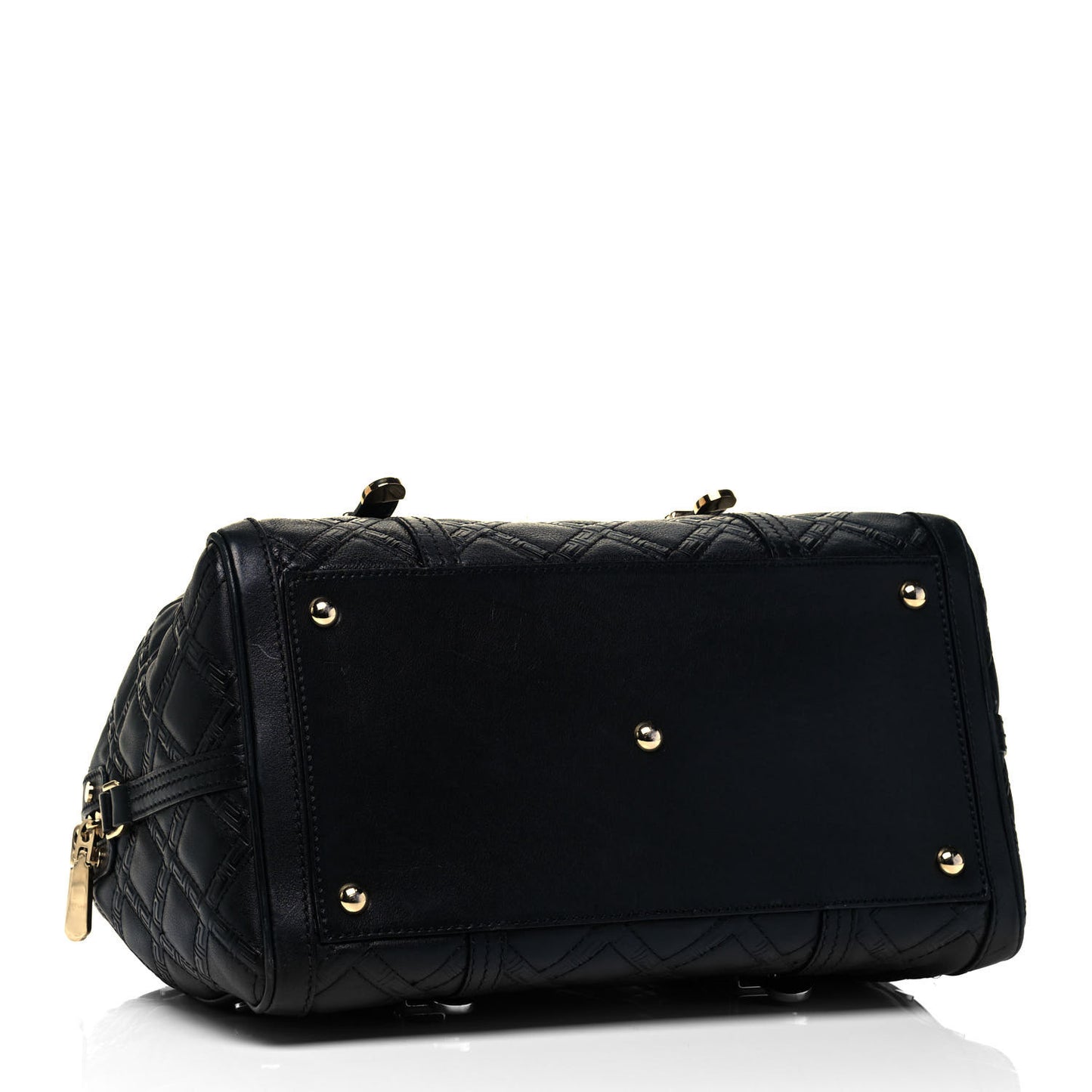 Nappa Quilted Icon Bowler Black