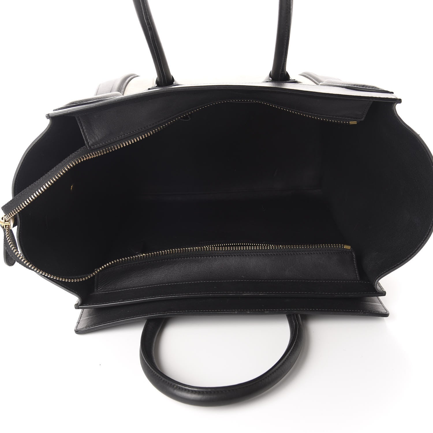 Celine Elephant Calfskin Mini Tri-Color Luggage Chalk 5 of 13