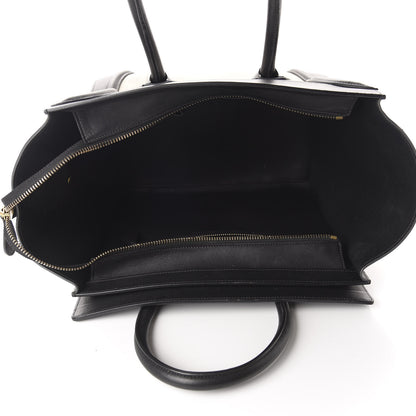 Celine Elephant Calfskin Mini Tri-Color Luggage Chalk 5 of 13