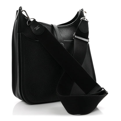 Hermes Taurillon Clemence Evelyne III PM Black 3 of 10