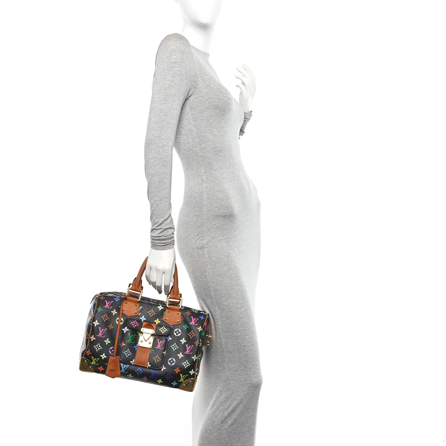 Monogram Multicolor Speedy 30 Black