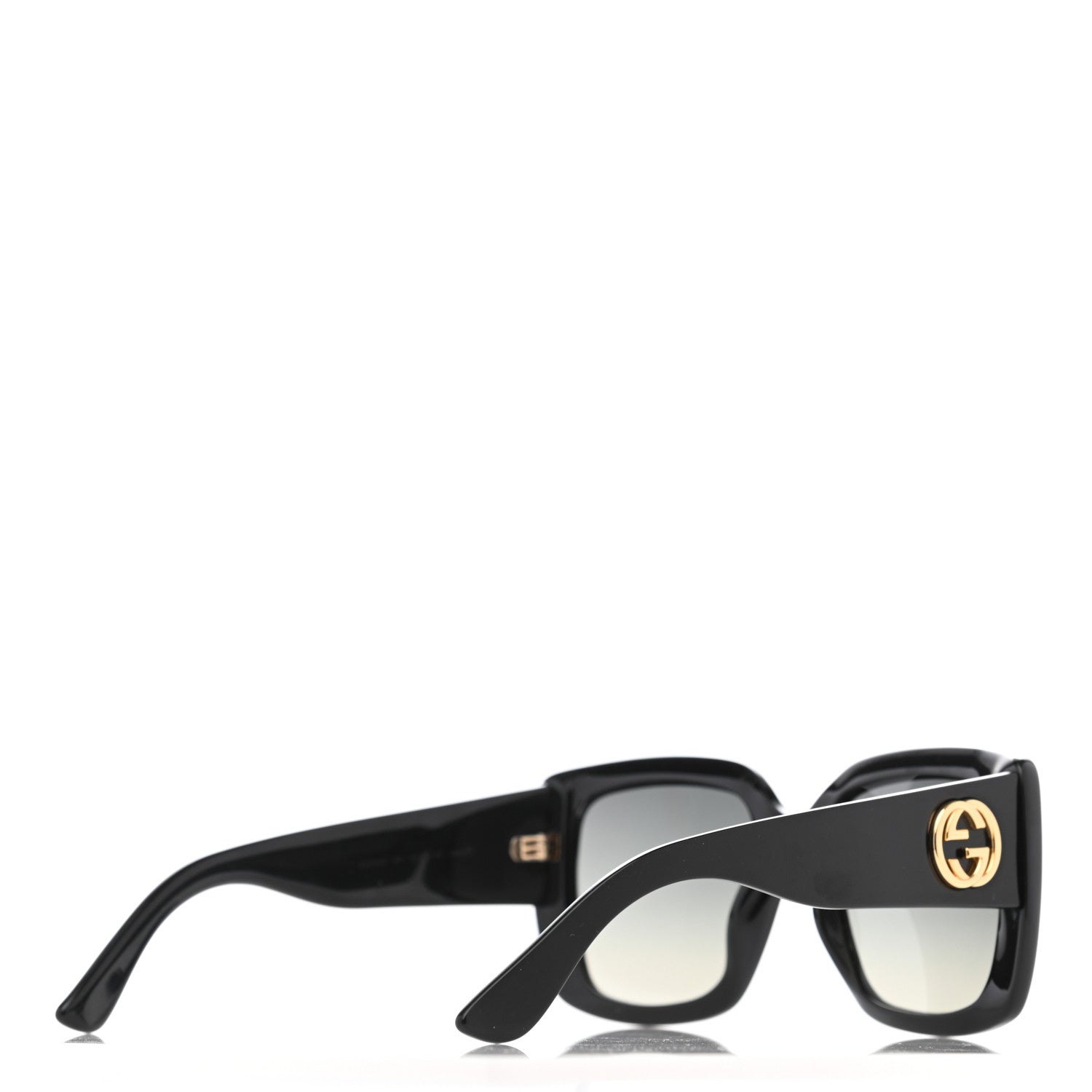 Gucci Acetate Square Frame Sunglasses GG0141S Black 8 of 14