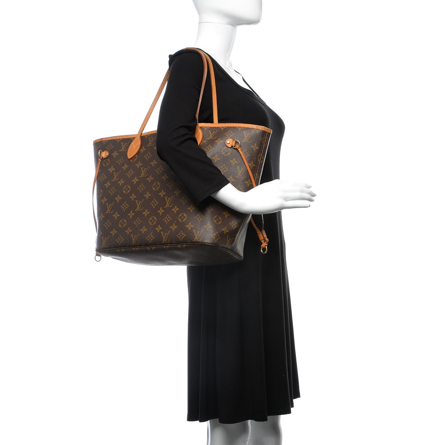 Louis Vuitton Monogram Neverfull MM 2 of 12