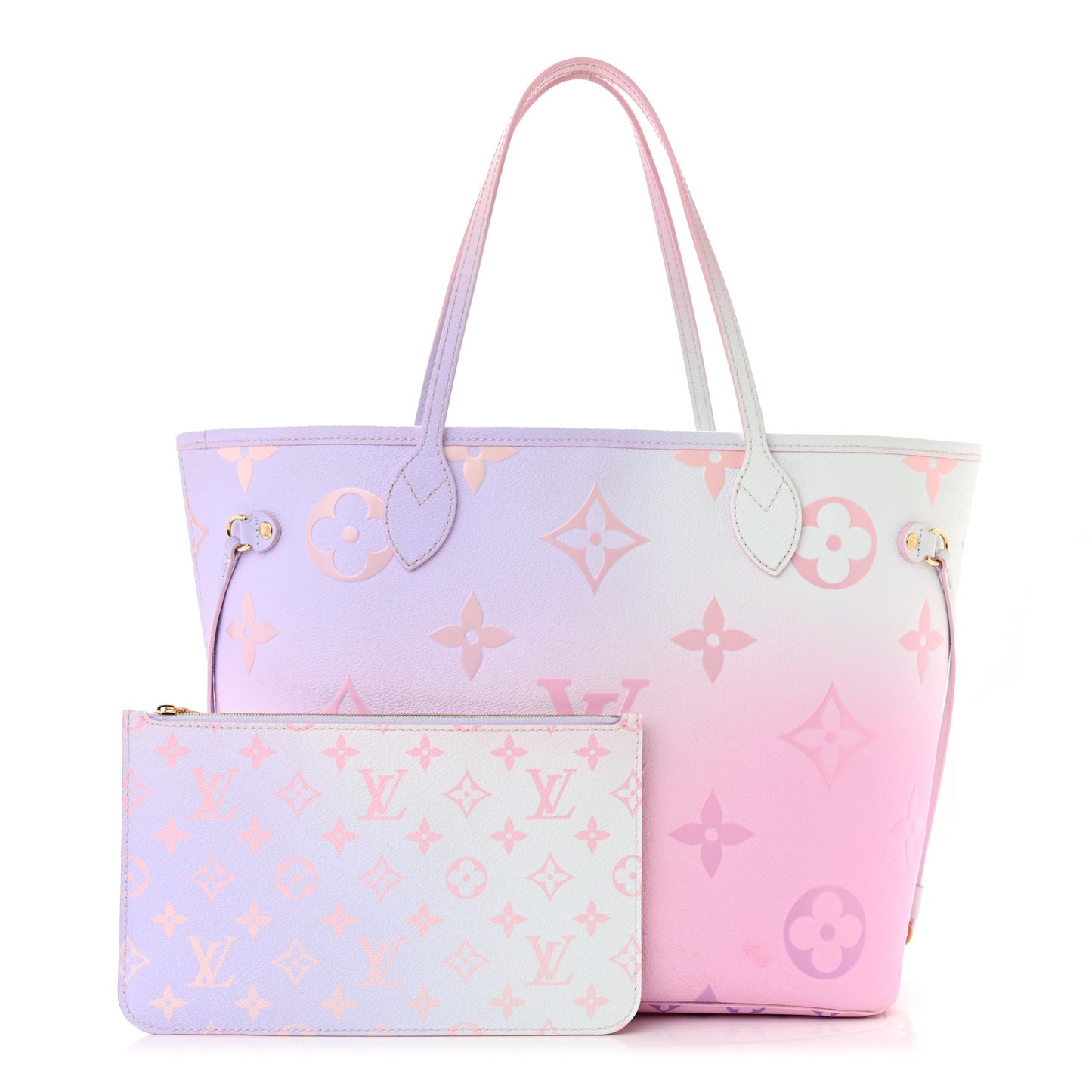 Monogram Giant Spring In The City Neverfull MM Sunrise Pastel