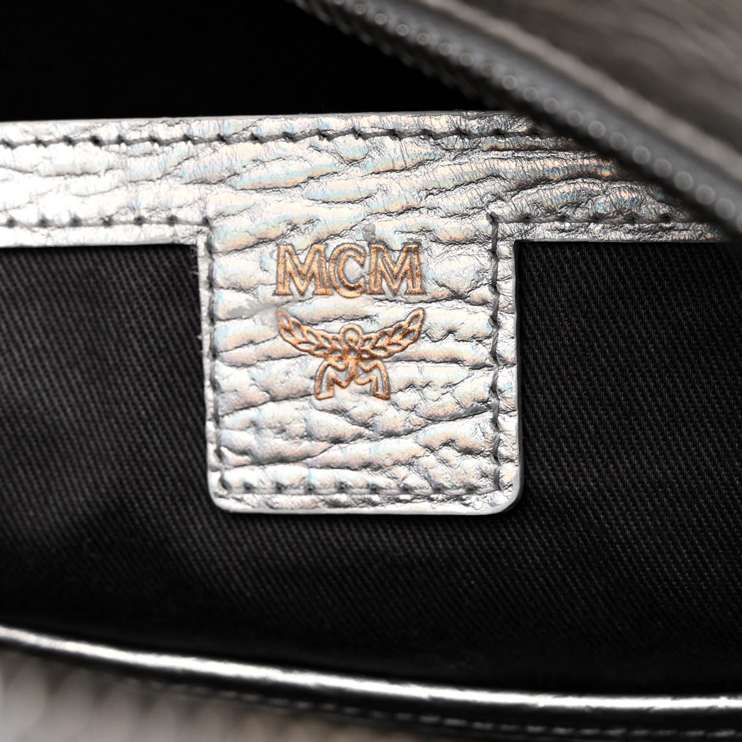 Visetos Medium Studded Stark Cyber Flash Backpack Silver
