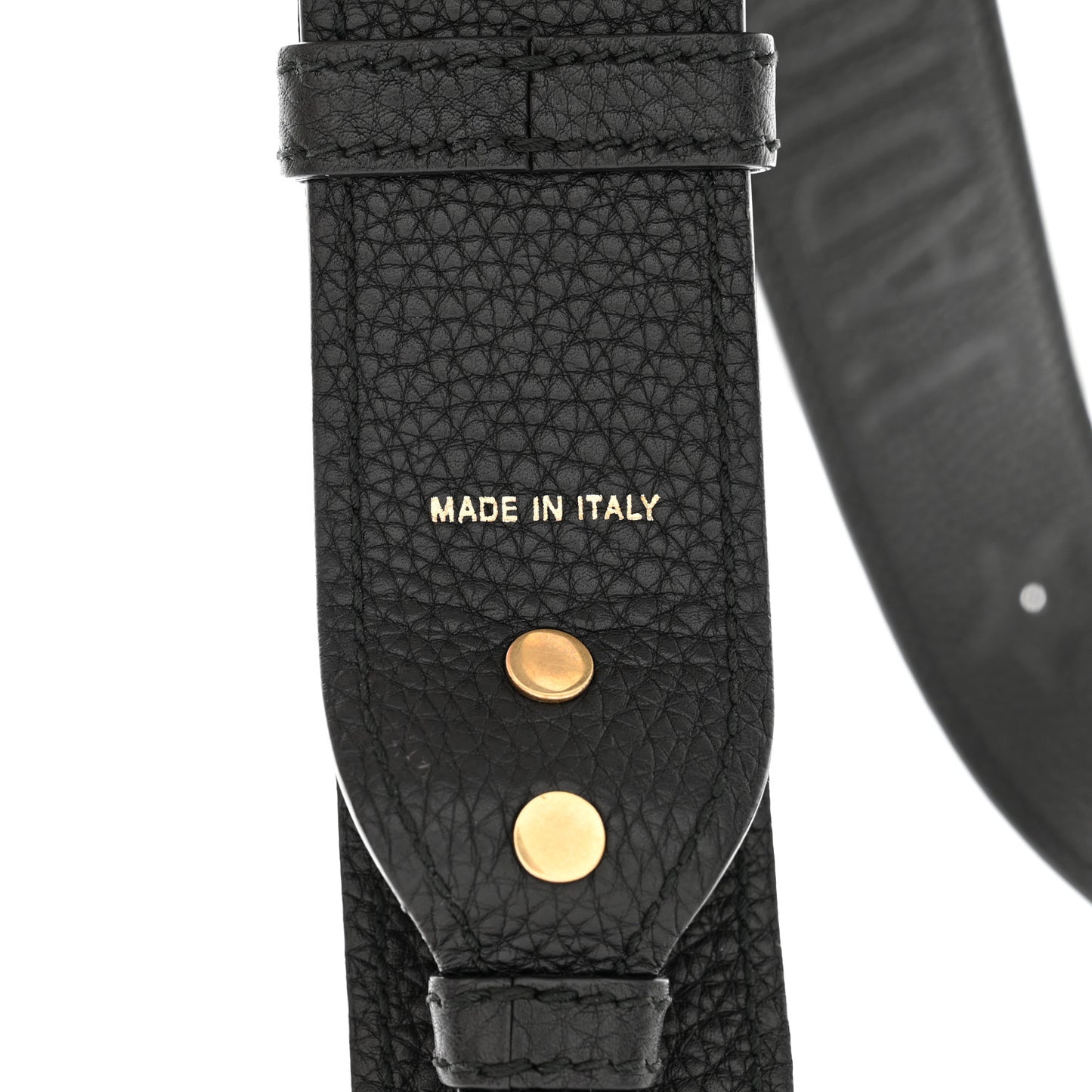 Calfskin J'Adior Shoulder Strap Black