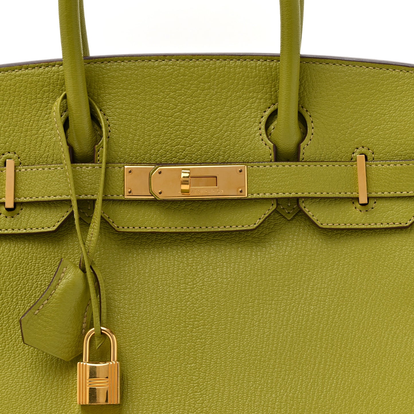 Chevre Mysore Birkin 30 Vert Anis