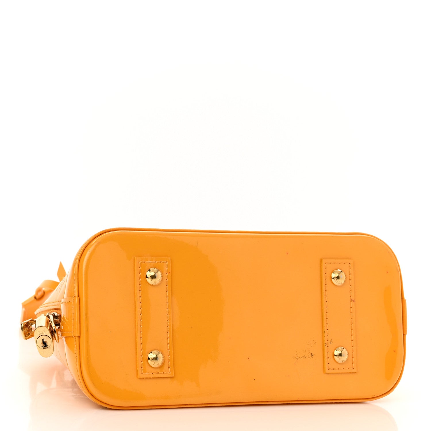 Louis Vuitton Vernis Alma BB Jaune Passion 4 of 13