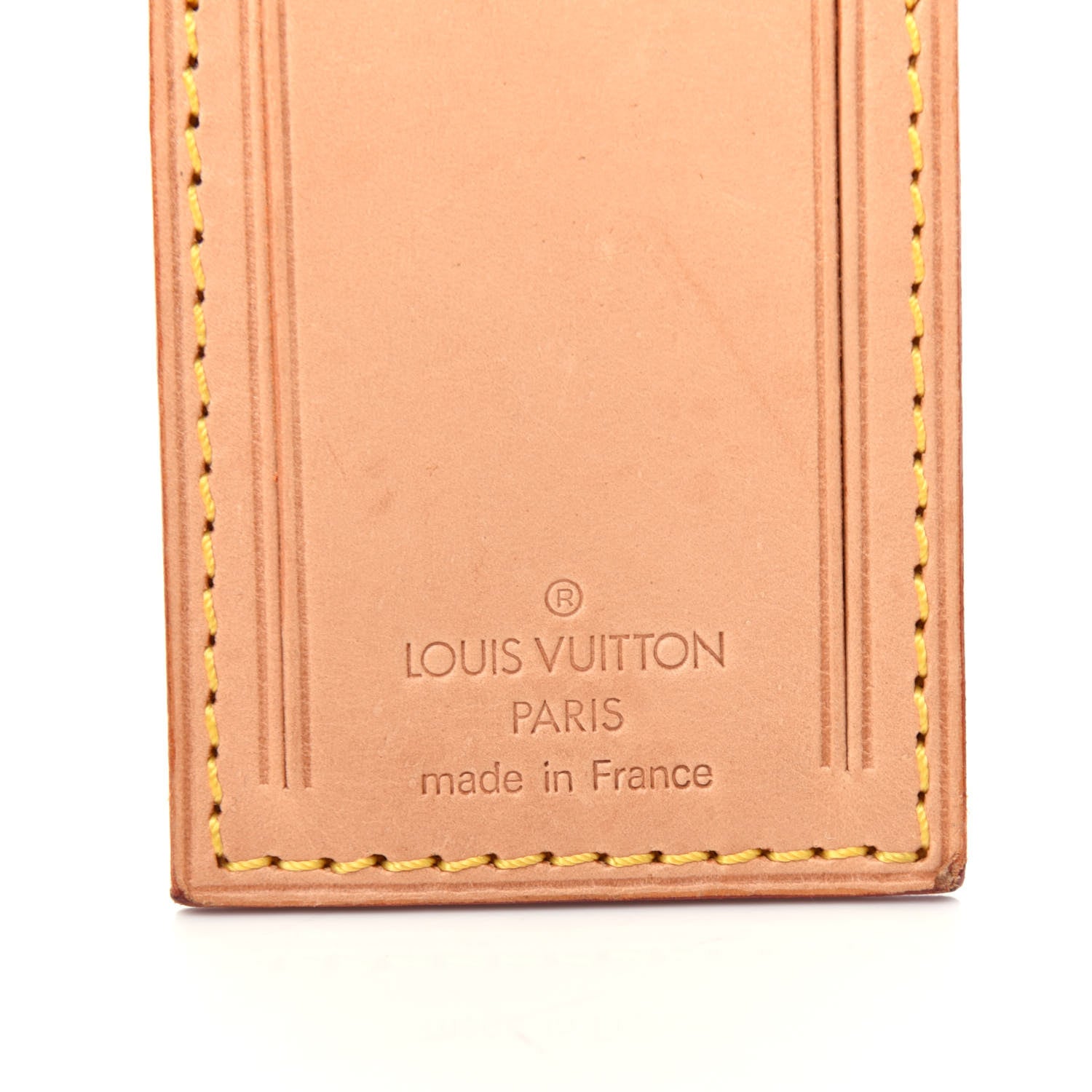 Louis Vuitton Vachetta Luggage Tag 3 of 3