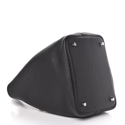 Hermes Taurillon Clemence Picotin Lock 22 MM Black 4 of 10