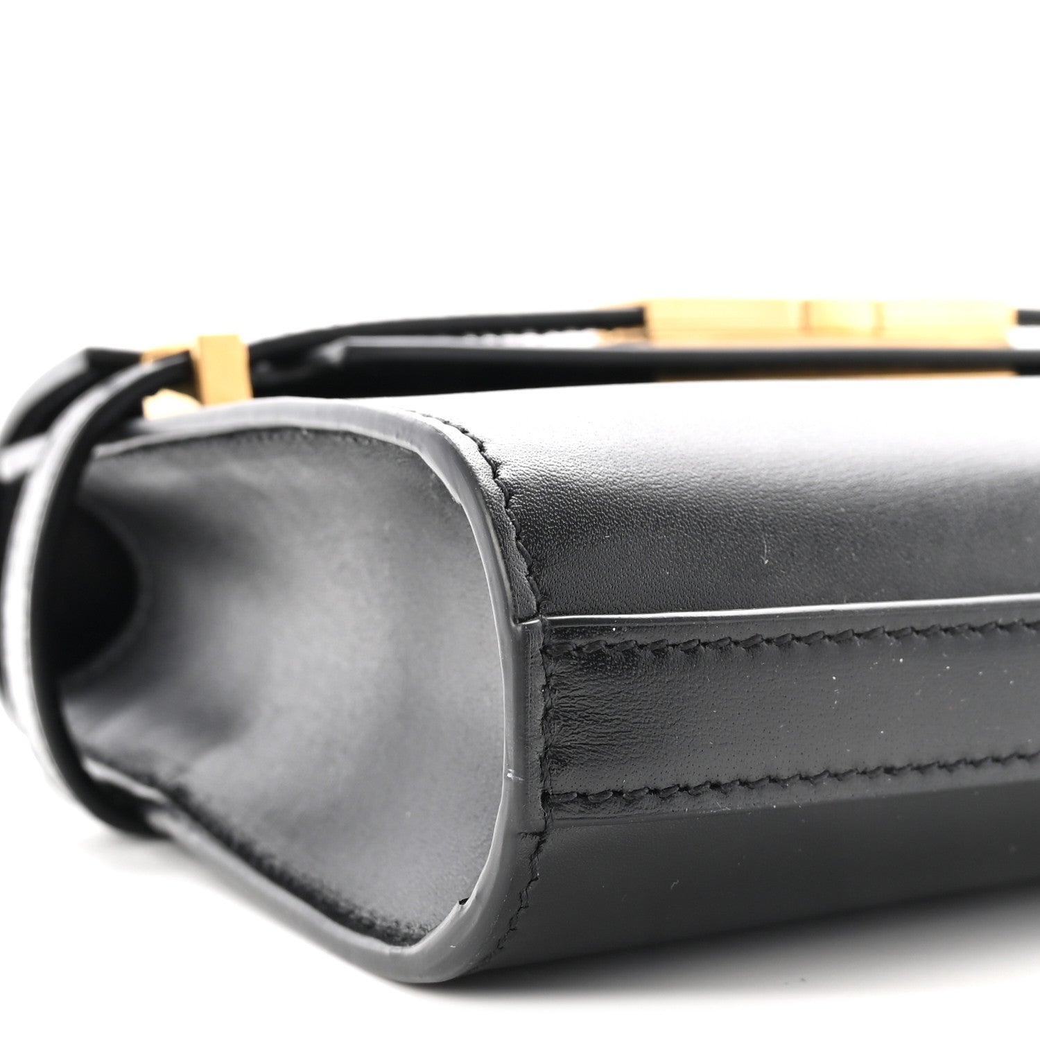 Saint Laurent Smooth Calfskin Mini Manhattan Shoulder Bag Black 7 of 8