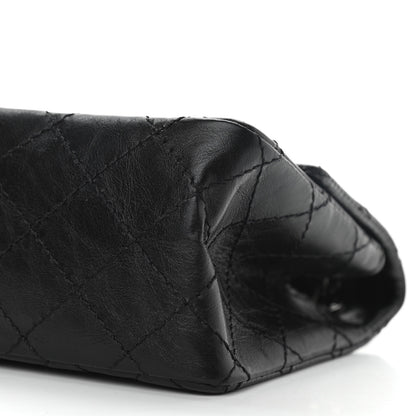 Chanel Aged Calfskin Quilted 2.55 Reissue Mini Flap So Black 10 of 11