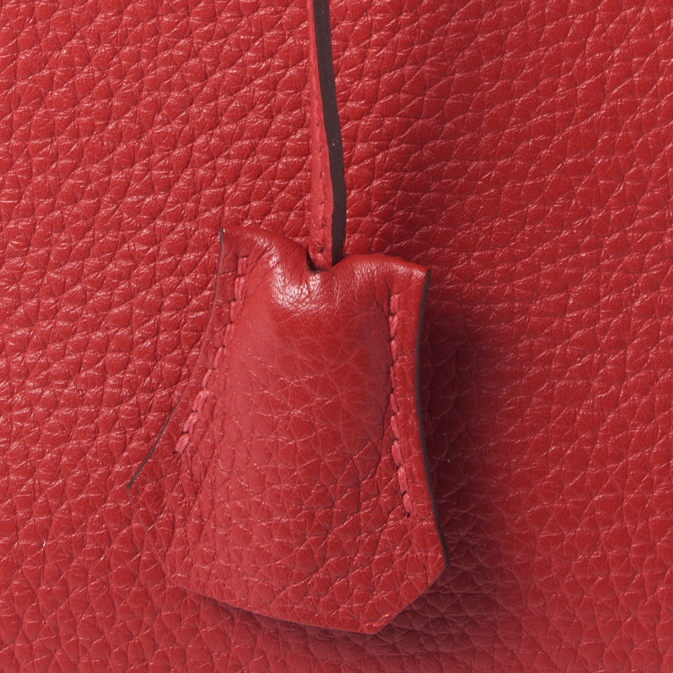 Hermes Taurillon Clemence Birkin 30 Rouge Casaque 27 of 30