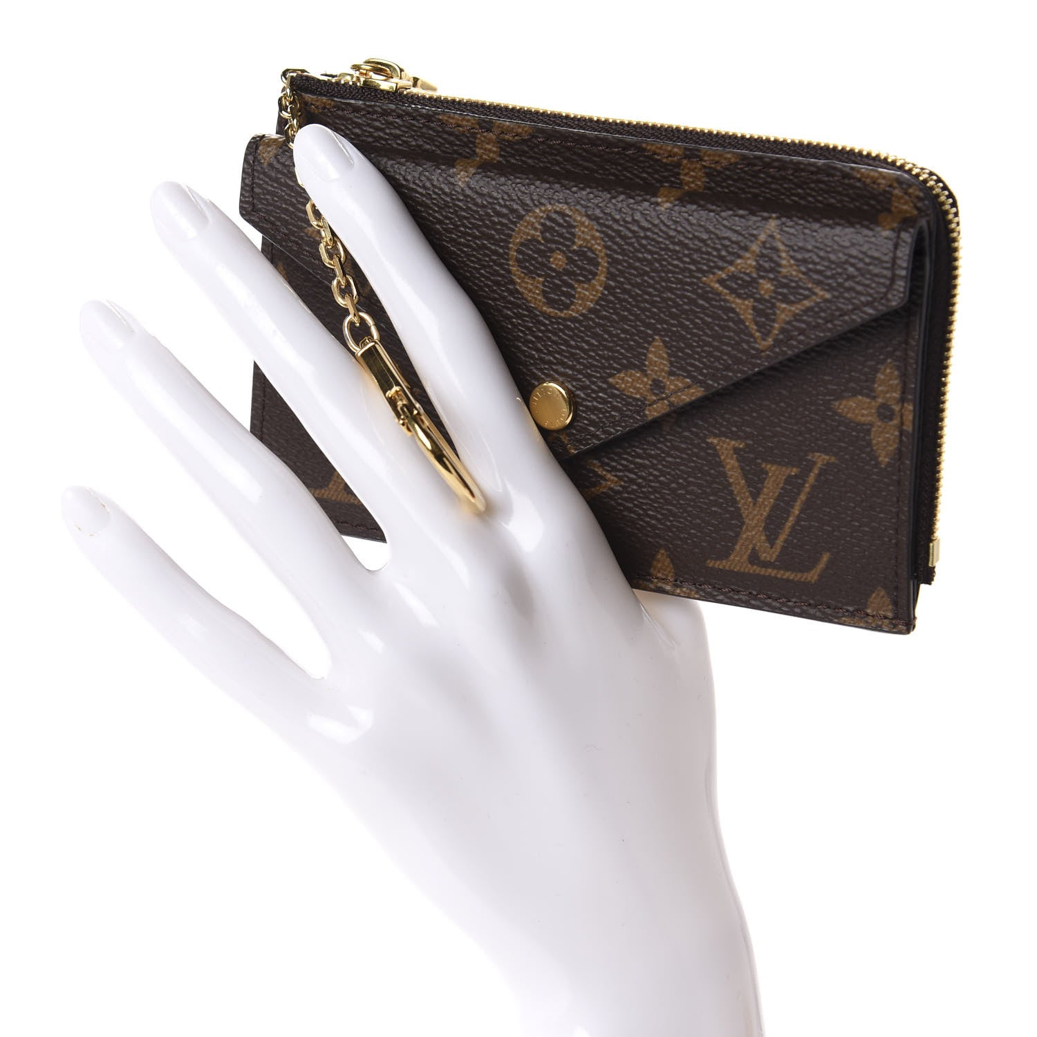 Louis Vuitton Monogram Recto Verso Card Holder Black 2 of 7