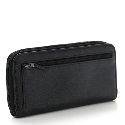 Chanel Caviar Large Timeless CC Zip Around Wallet Black 3 of 18