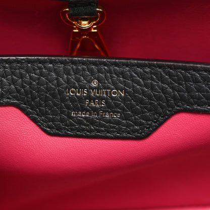 Louis Vuitton Taurillon Capucines BB Black 6 of 9