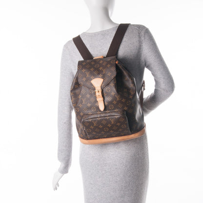 Louis Vuitton Monogram Montsouris GM Backpack 2 of 8