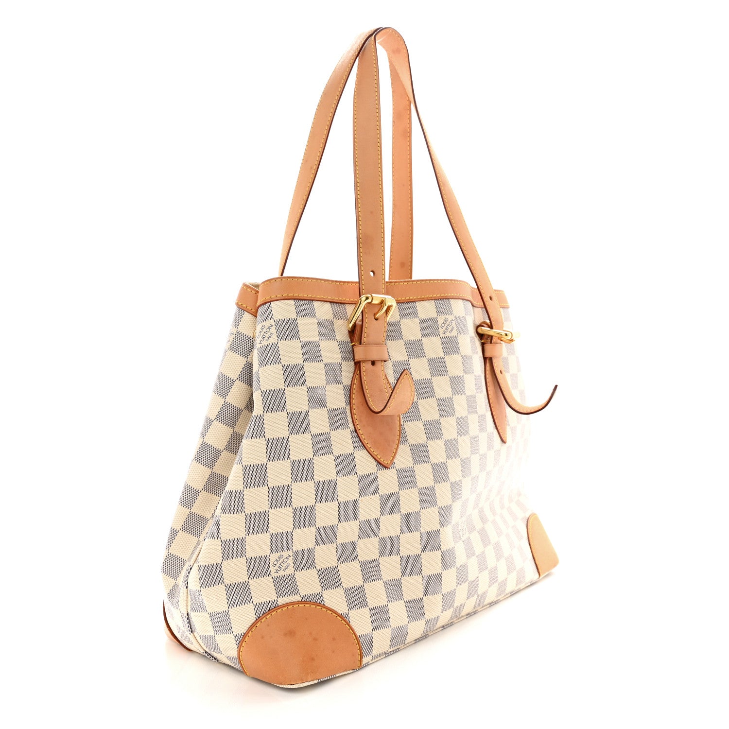 Louis Vuitton Damier Azur Hampstead MM 3 of 15