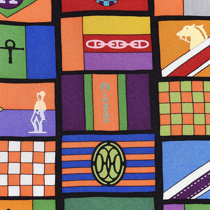 Hermes Silk en Voyage Stole Scarf 90 5 of 6