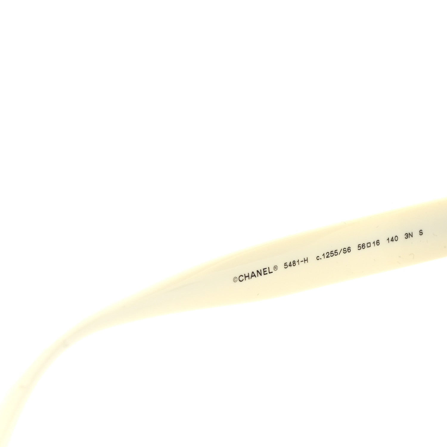 Chanel Acetate Pearl Cat Eye CC Sunglasses 5481-H-A White 5 of 8