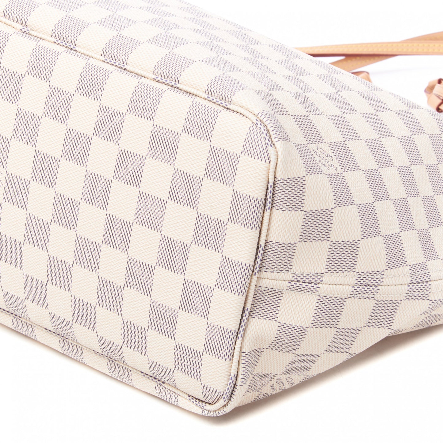 Damier Azur Neo Neverfull MM Rose Ballerine