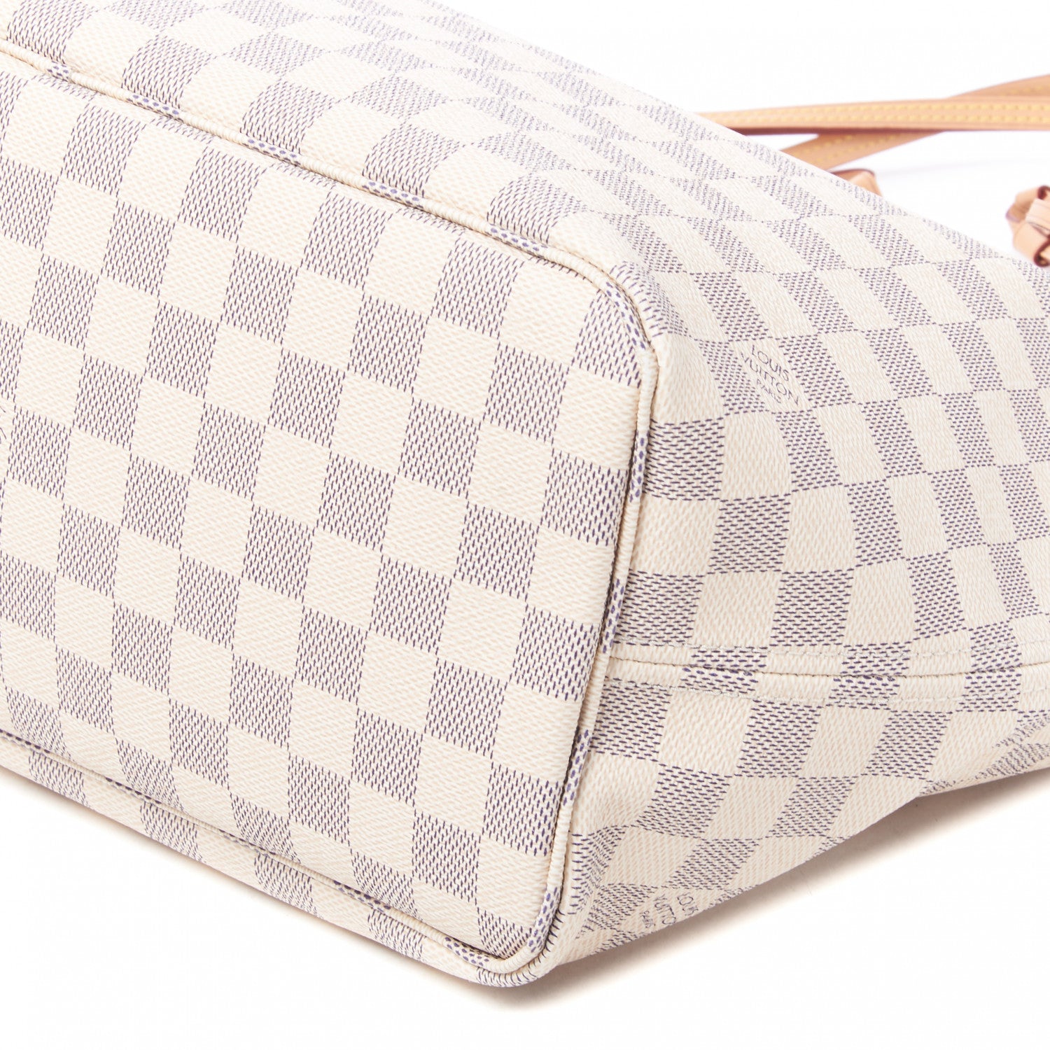 Louis Vuitton Damier Azur Neo Neverfull MM Rose Ballerine 4 of 8