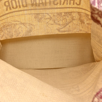 Christian Dior Straw Dioriviera Tote Red 5 of 14
