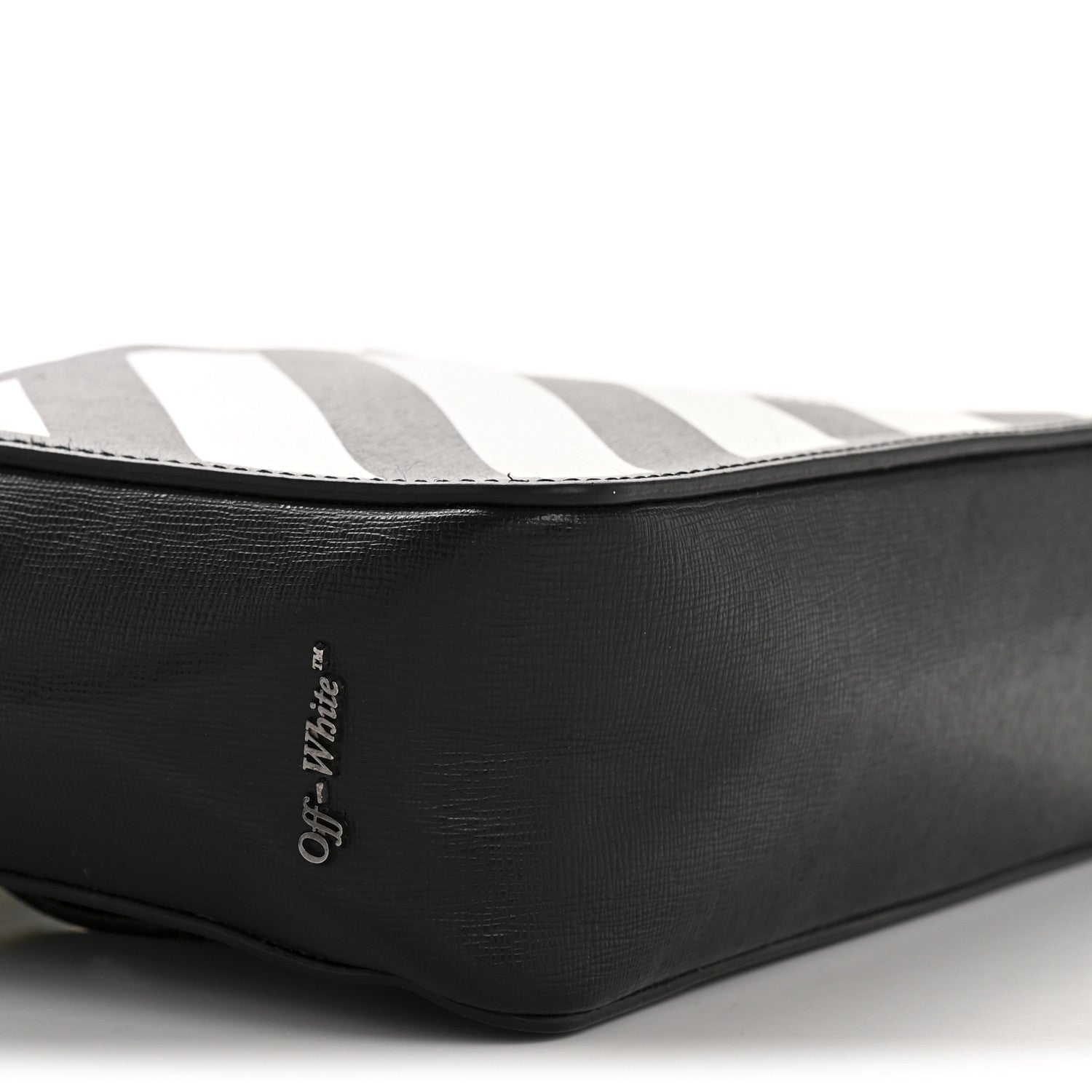 Off-White Saffiano Diag Camera Bag Black 8 of 13