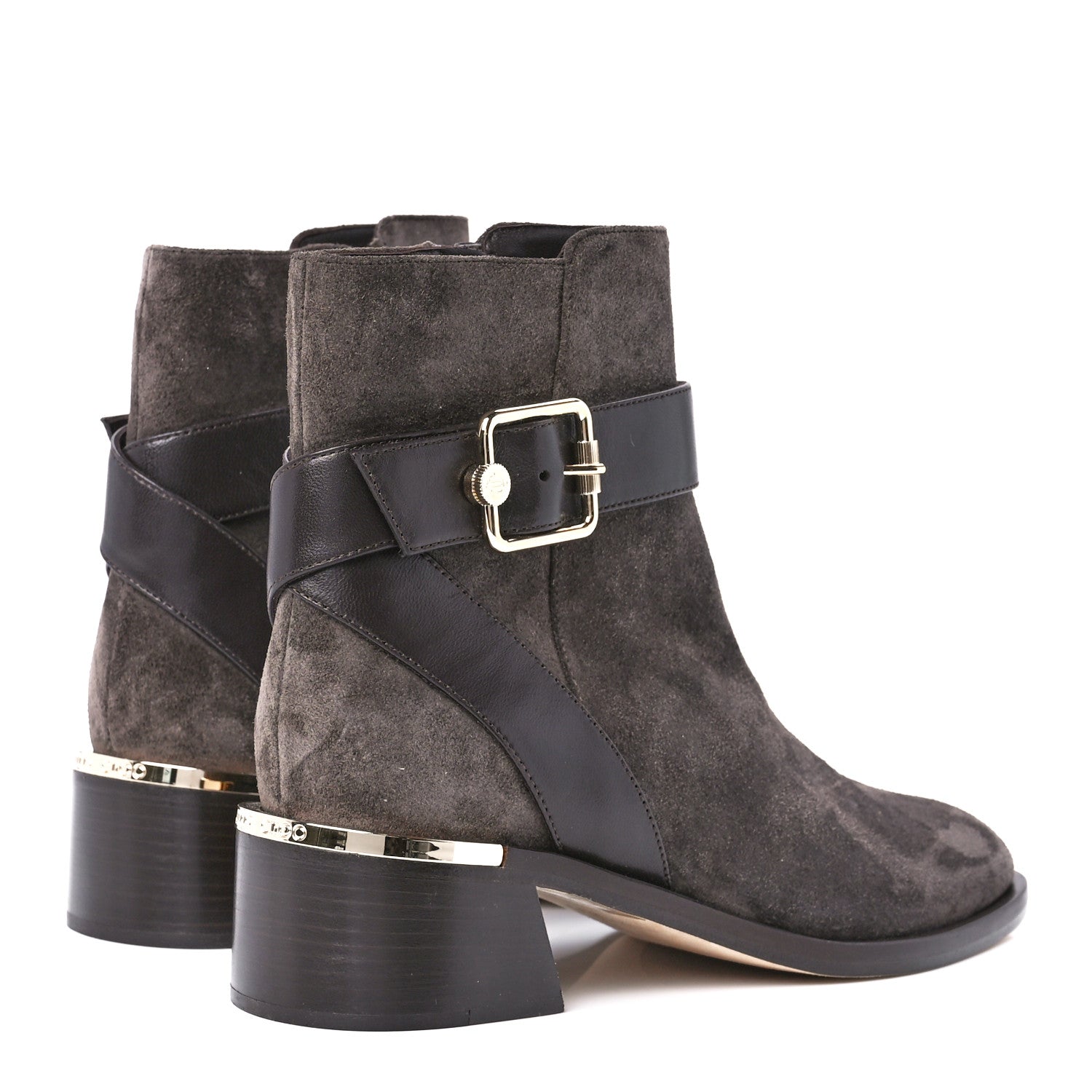 Jimmy Choo Suede Clarice 45 Boots 36.5 Grey 4 of 7