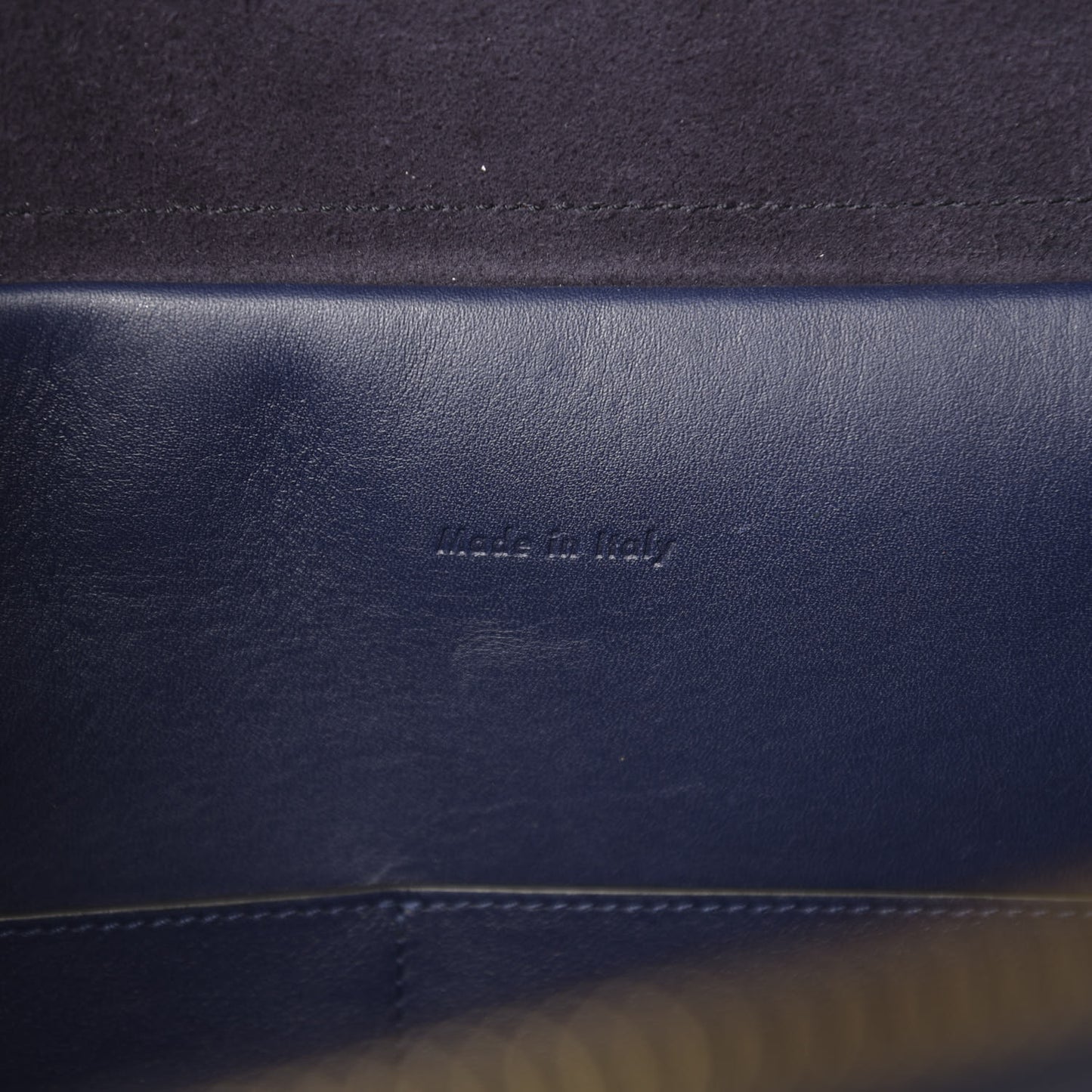 Smooth Calfskin Large Bi-Color Belt Bag Midnight