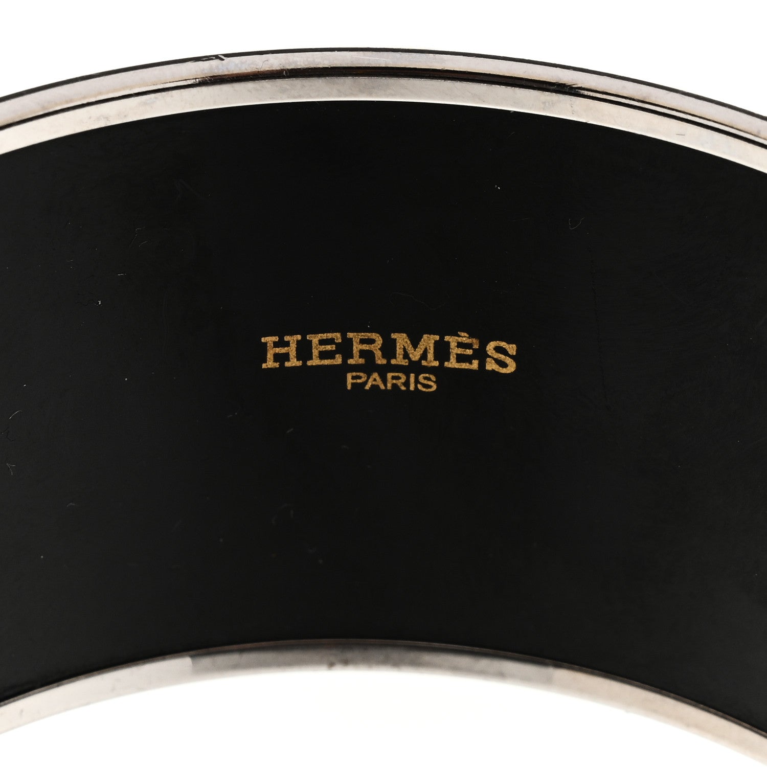 Hermes Enamel Printed Brazil Extra Wide Bracelet 65 4 of 6