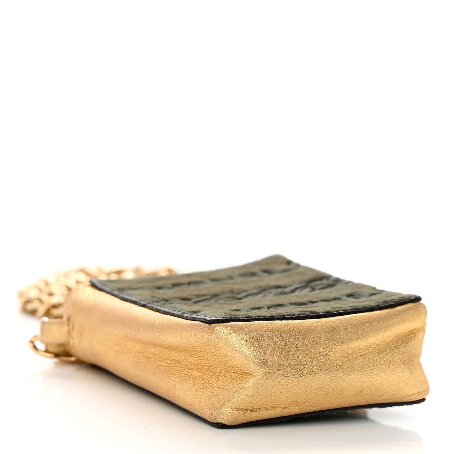 Lambskin Pony Hair Cigarette Case Green