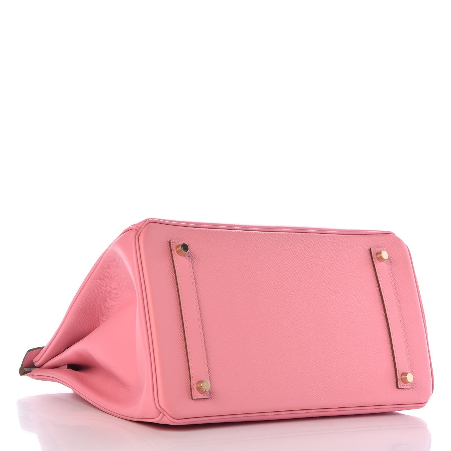 Hermes Epsom Horseshoe Birkin 35 Rose Confetti Gris Perle 5 of 34