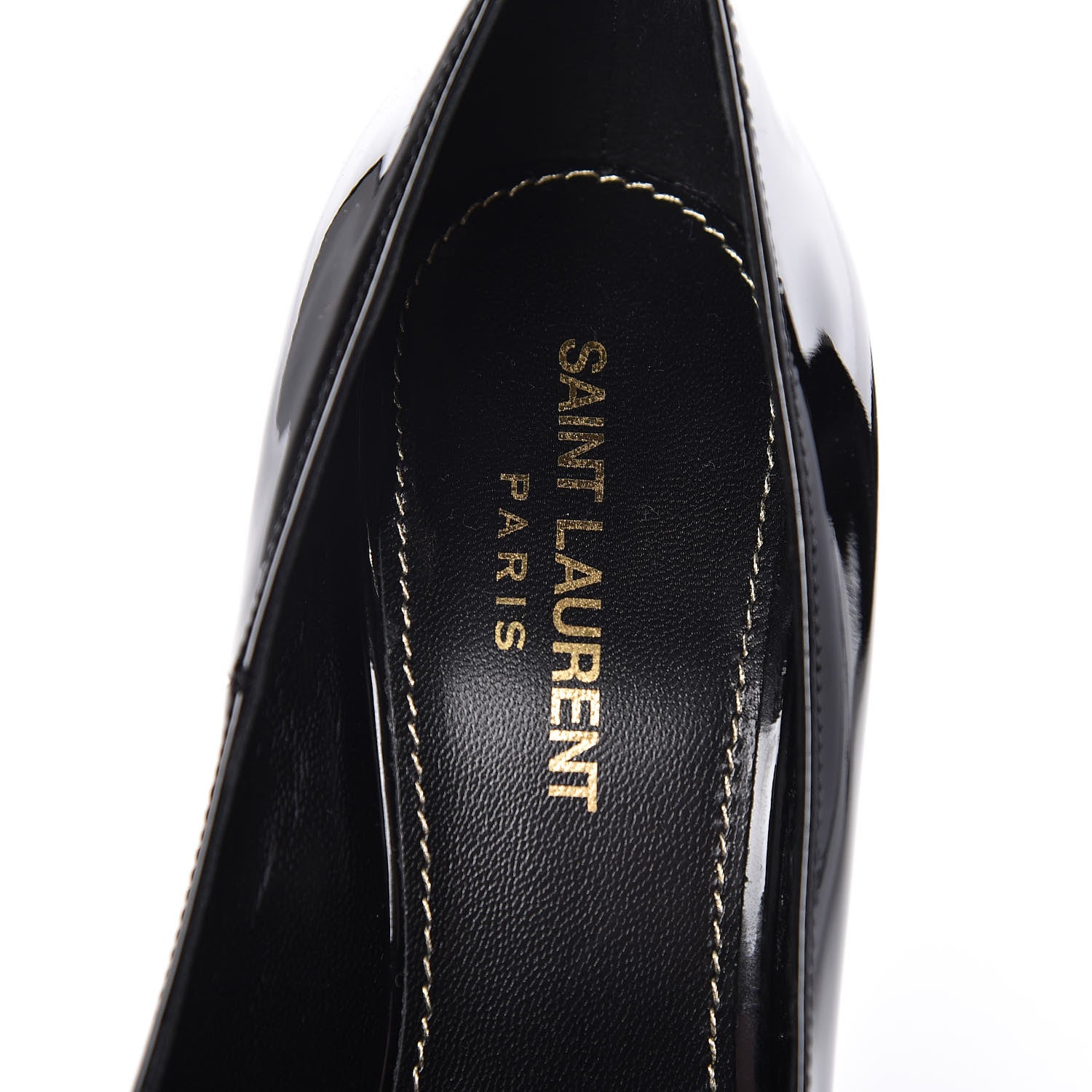 Saint Laurent Patent Opyum 110 Pumps 37 Black 7 of 8