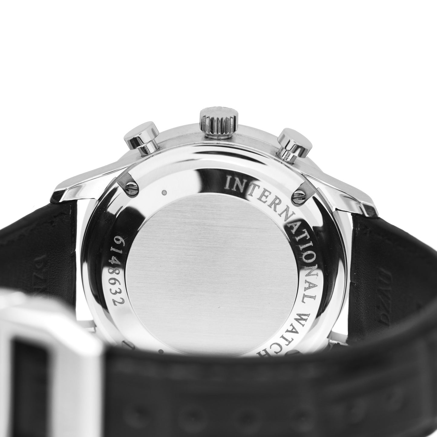 Stainless Steel Alligator 41mm Portuguese Chronograph Automatic Watch IW371446