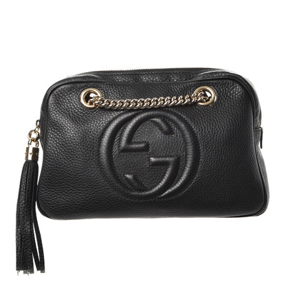 Gucci Pebbled Calfskin Small Soho Bowler Black 1 of 7