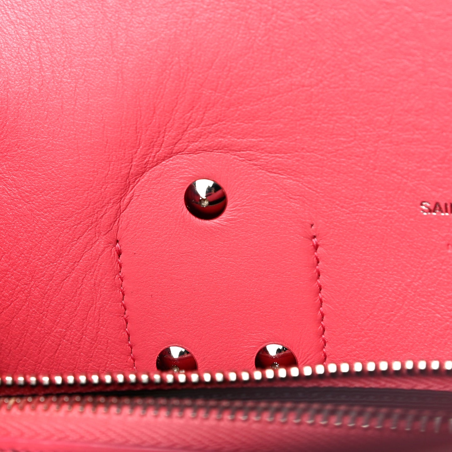 Grained Calfskin Small Sac De Jour Rose Clair