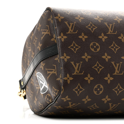 Louis Vuitton Monogram My World Tour Speedy Bandouliere 30 Black 8 of 9