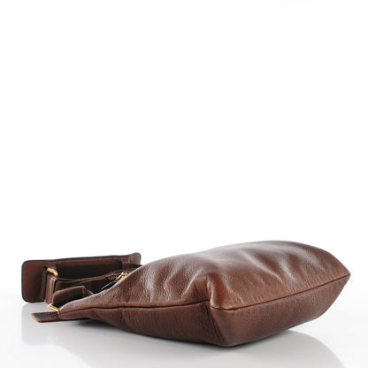 Prada Cervo Antik Flat Messenger Bag Brown 4 of 9