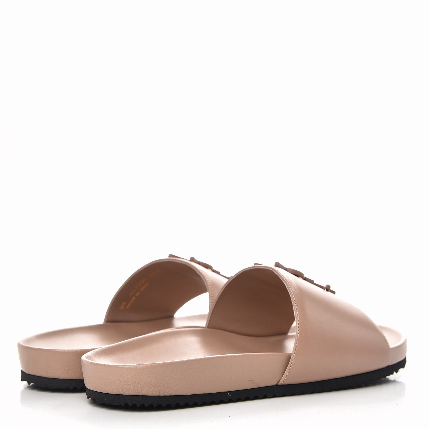 Saint Laurent Lambskin Joan Slide Sandals 39 Nude 4 of 10