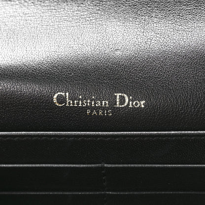 Christian Dior Patent Cannage Lady Dior Chain Pouch Black 6 of 10