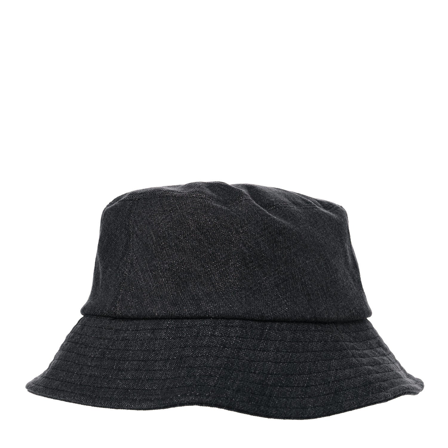 Chanel Fabric Logo Bucket Hat M Black 4 of 6