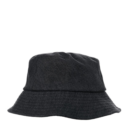 Chanel Fabric Logo Bucket Hat M Black 4 of 6