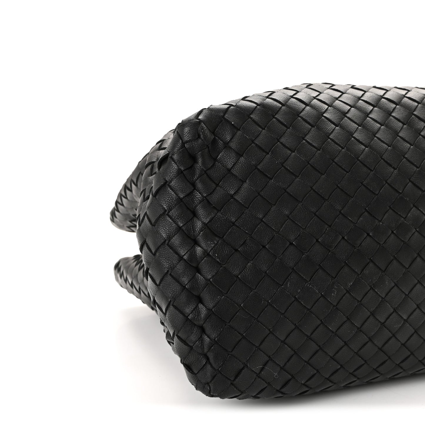 Nappa Intrecciato Medium Classic Chain Strap Tote Black