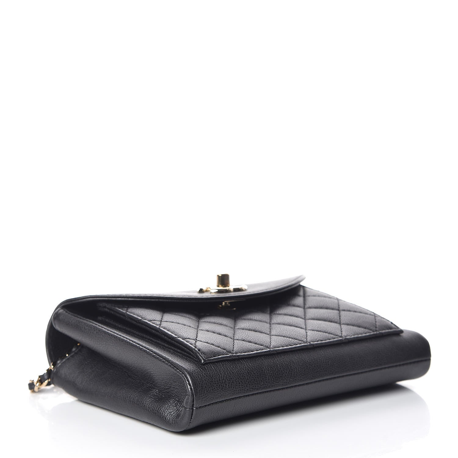 Chanel Calfskin Quilted Smart Pocket Crossbody Bag Black 4 of 10