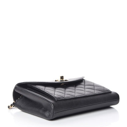 Chanel Calfskin Quilted Smart Pocket Crossbody Bag Black 4 of 10