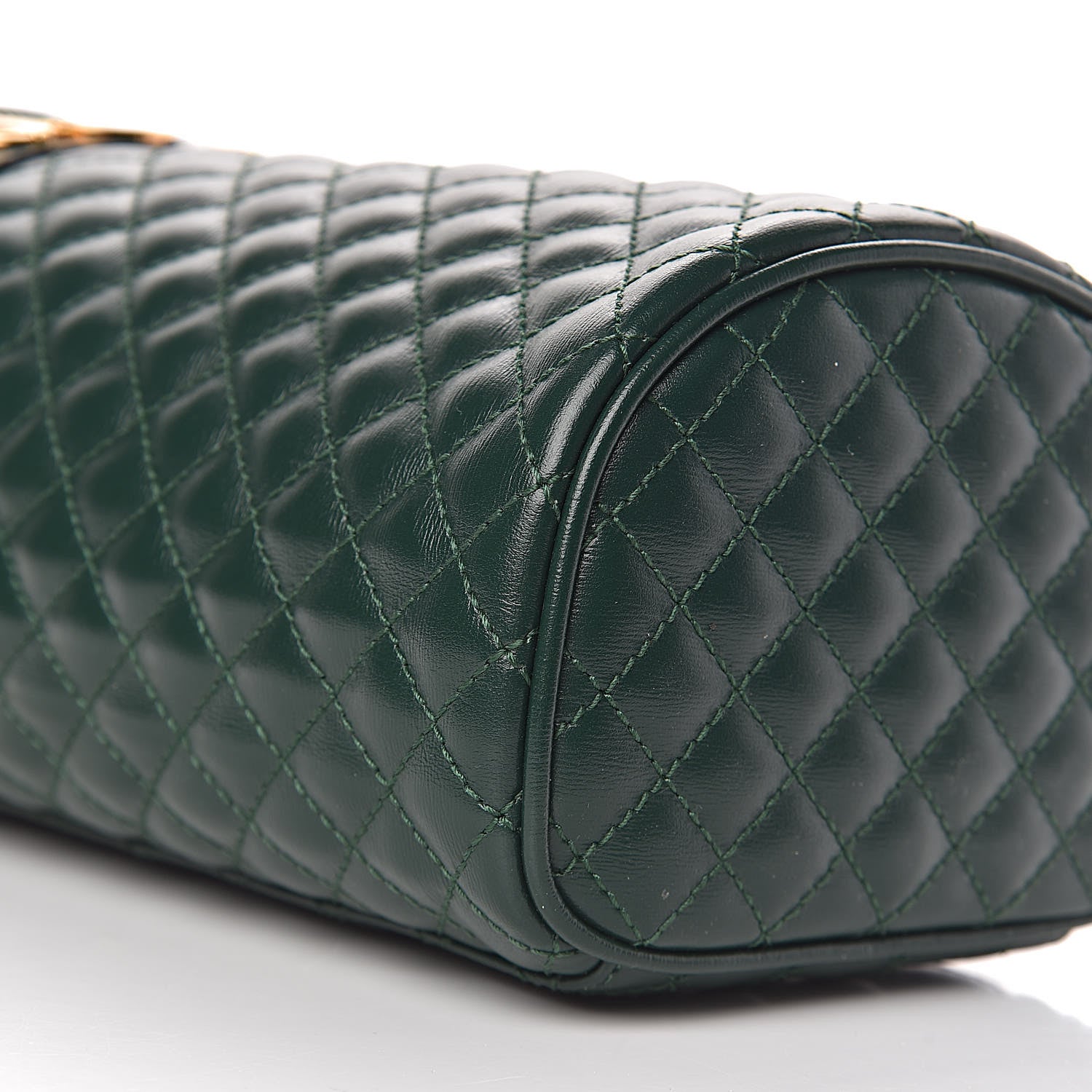 Gucci Calfskin Trapuntata Zumi Belt Bag Vintage Green 10 of 12
